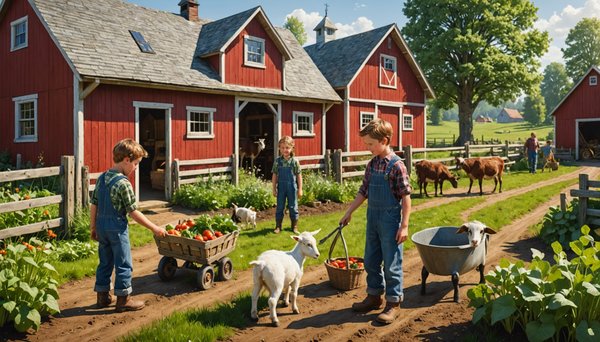 Quelles sont les activités adaptées aux enfants à la ferme ?